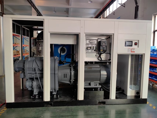 ডাবল স্টেজ VSD রোটারি স্ক্রু কম্প্রেসার 7.5 Hp 400kw