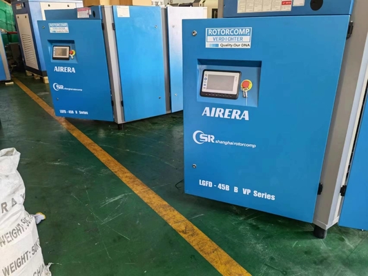 30% শক্তি সঞ্চয় 30kw/40hp ভিএসডি স্ক্রু কম্প্রেসার 7-15bar