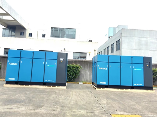 7.5-355 KW পাওয়ার রেটিং অয়েল-লব স্ক্রু কম্প্রেসার গোলমাল সংবেদনশীল পরিবেশের জন্য