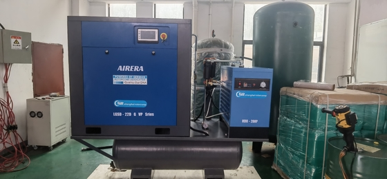 15kw 20hp,16bar, VSD অল ইন ওয়ান স্ক্রু কম্প্রেসার লেজার কাটিং শিল্পের জন্য