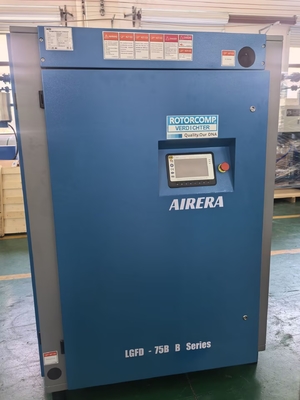 সাংহাই Rotorcomp LGFD-75B B সরাসরি চালিত শিল্প অ্যাপ্লিকেশনের জন্য ঘূর্ণন-স্ক্রু কম্প্রেসার
