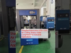 সাংহাই Rotorcomp LGSD-22DC এয়ার কুলিং শিল্প অ্যাপ্লিকেশনের জন্য ঘূর্ণন-স্ক্রু কম্প্রেসার