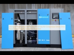 সাংহাই Rotorcomp OGFD-45D বি তেল মুক্ত বায়ু সংকোচকারী সরাসরি ড্রাইভ স্থায়ী গতি পরিবর্তনশীল গতি শিল্পের জন্য